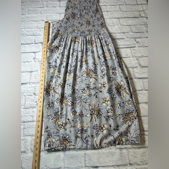 Cupio Lavender and Gold Floral Wide Leg Pants. Size XL. Scandinavian Vibes! - Picture 10 of 11